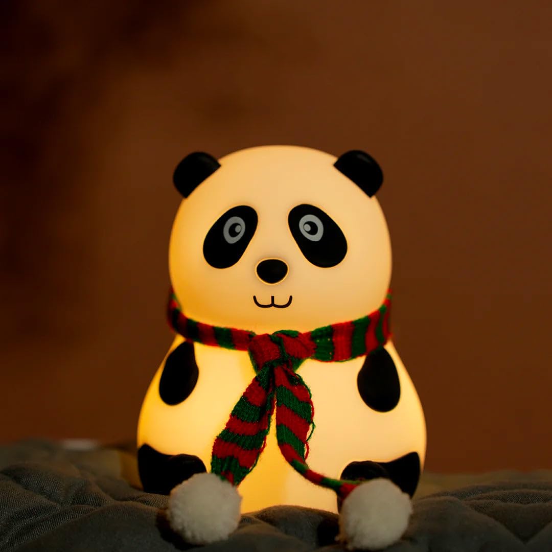 Cute Panda LED Night Lamp with Touch Control for Kids Bedroom & Gifting (1 Pc)