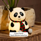 Cute Panda LED Night Lamp with Touch Control for Kids Bedroom & Gifting (1 Pc)