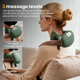 ReSomagic Smart Neck & Shoulder Massager - Wireless Portable 4D Kneading Deep Tissue Massage with Heat, 3-Speed Adjustment for Neck, Shoulder & Back Pain Relief (1 Pc)