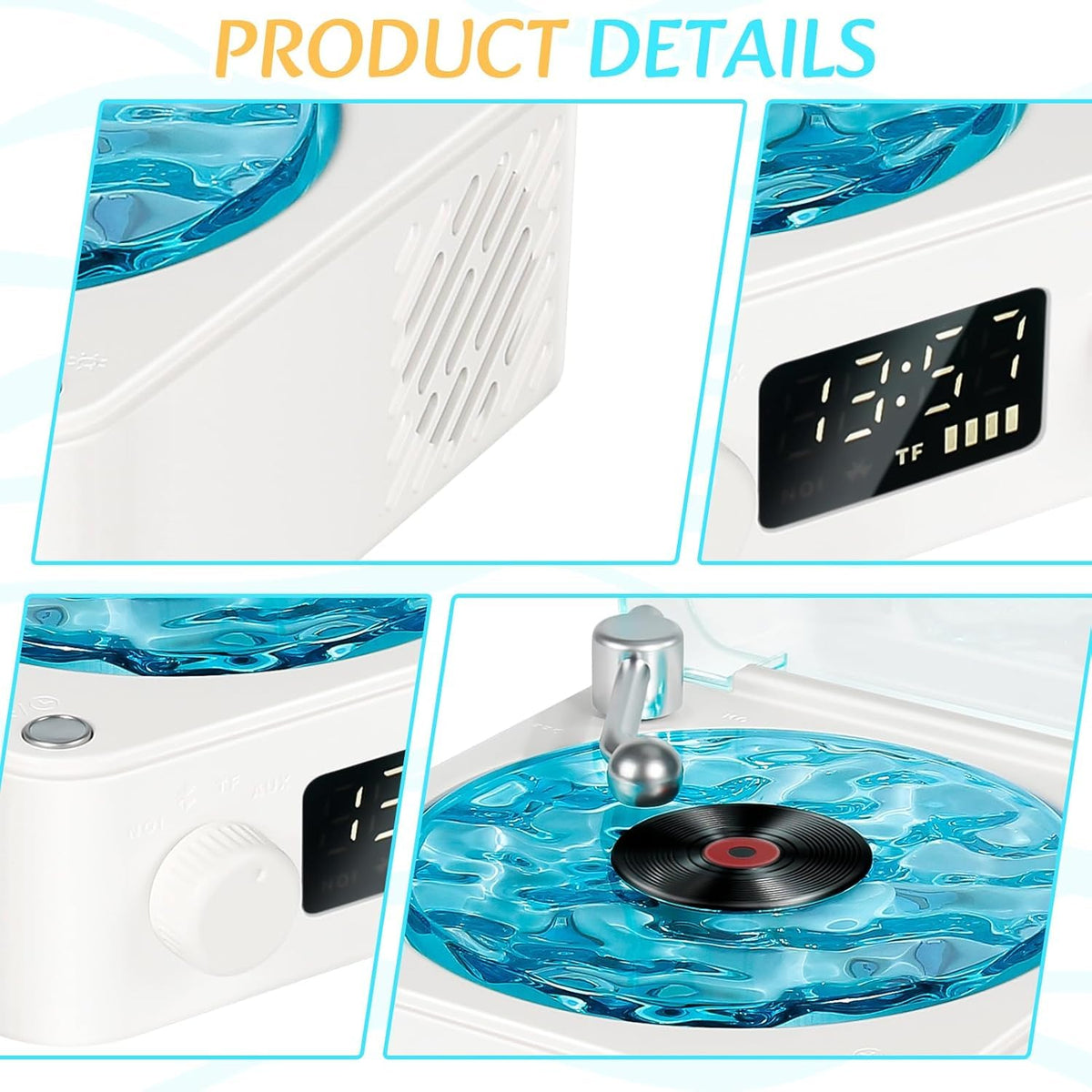 Ocean Wave LED Night Light with Bluetooth Speaker – Neednbuy