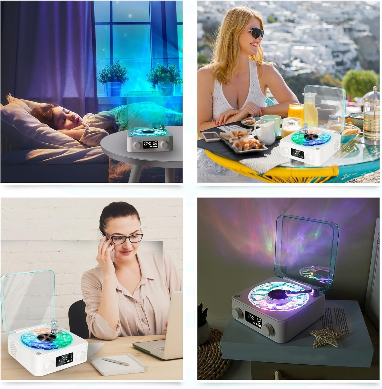 Ocean Wave LED Night Light with Bluetooth Speaker – Neednbuy