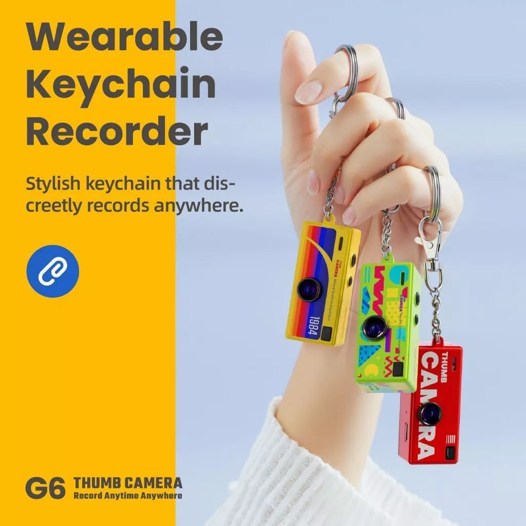 Mini Thumb Camera 1080P Similar to Kodak Camera 1984 Digital Camera Blind Box Keychain Camera