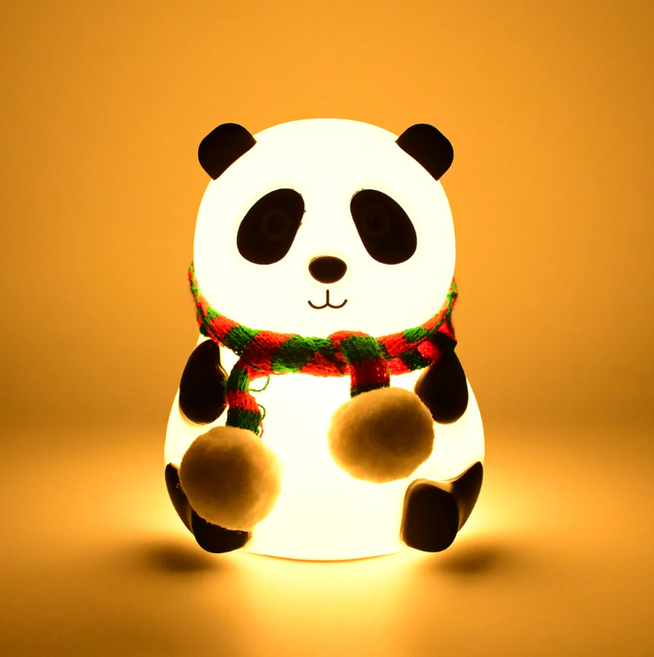 Panda 7-Color LED Silicone Touch Lamp (1 Pc) - NeednBuy