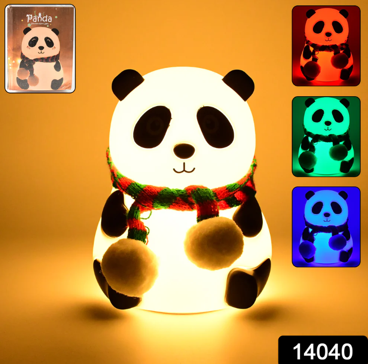Panda 7-Color LED Silicone Touch Lamp (1 Pc) - NeednBuy