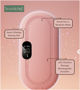 NeednBuy™ CrampSoothe - Electric Belly & Uterus Warmer with Dynamic Heat & Massage Therapy for Period Pain Relief, Menstrual Cramp Relief Pad for Women (1 Pc)