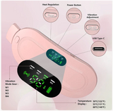 NeednBuy™ CrampSoothe - Electric Belly & Uterus Warmer with Dynamic Heat & Massage Therapy for Period Pain Relief, Menstrual Cramp Relief Pad for Women (1 Pc)