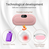 NeednBuy™ CrampSoothe - Electric Belly & Uterus Warmer with Dynamic Heat & Massage Therapy for Period Pain Relief, Menstrual Cramp Relief Pad for Women (1 Pc)