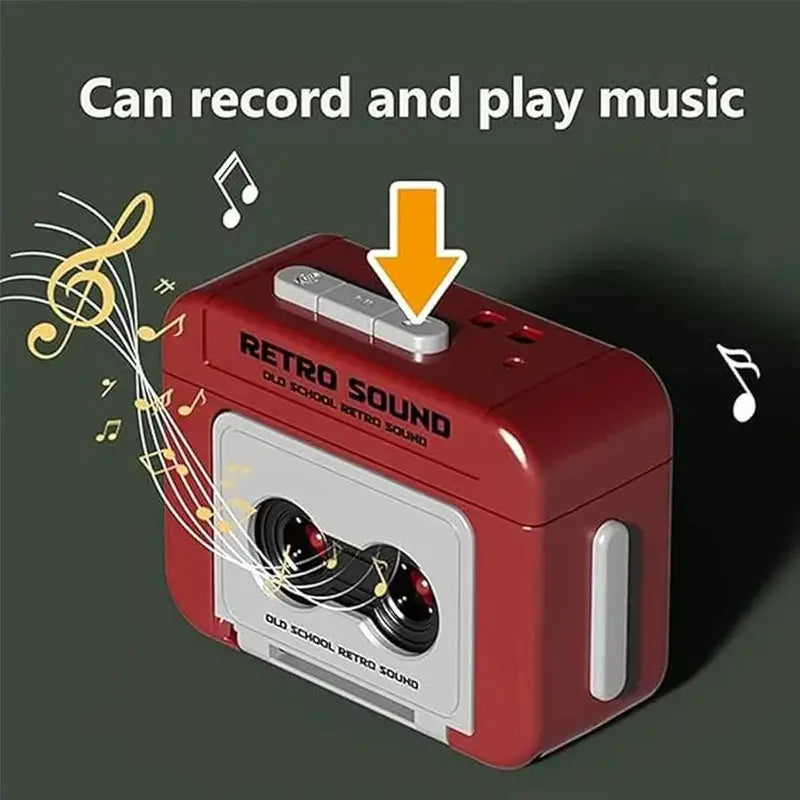 Retro Tape Keychain with Sound