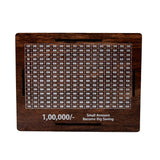 Wooden Money / Piggy Bank, Money Box with Carved Design